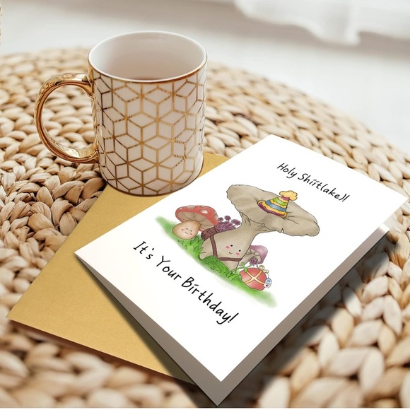 Other - Holy Shiitake It's Your Birthday Greeting Card, NWOT